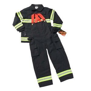 KIDS 4-6 HIGH QUALITY AEROMAX NY FIRE FIGHTER COSTUME NEW WITH TAGS - Orig. $76